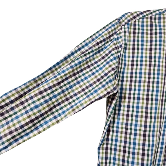 Peter Millar Men's Checkered Shirt, Sz M - Picture 4 of 8